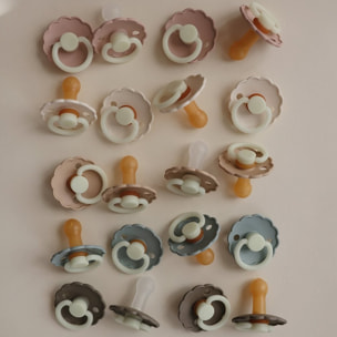 Frigg Pack 2 Chupetes Night Latex Daisy