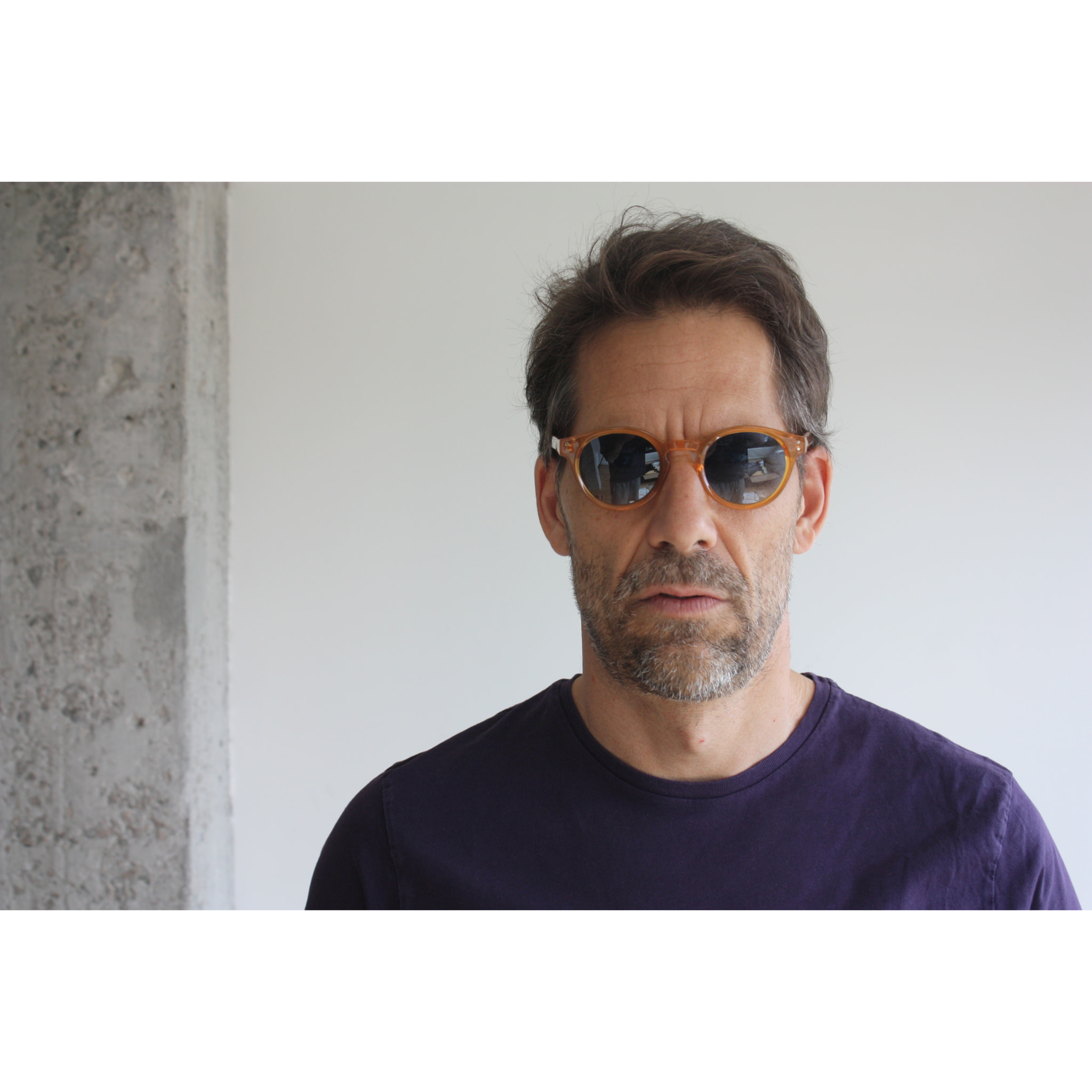 Gafas de sol OCEAN MONTREAL - Miel brillante / Azul