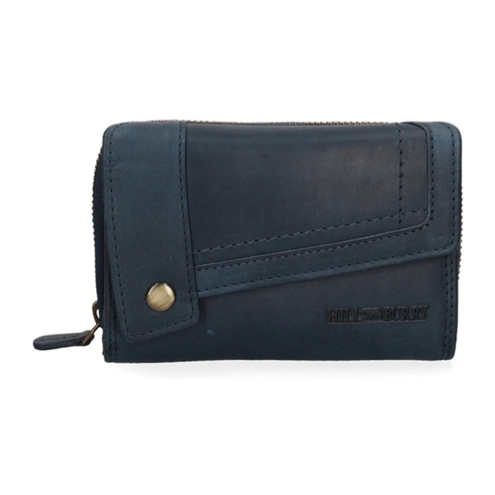 Portafoglio uomo in vera pelle - Modello False - Casual - 14.0 x 9.5 x 4.0 cm