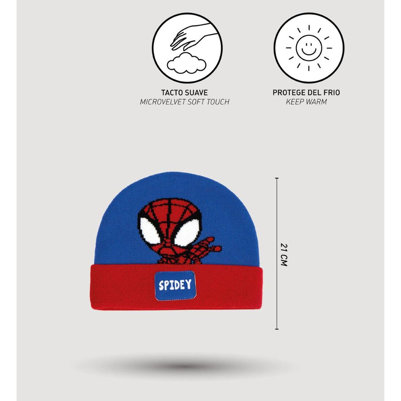 Gorro de punto infantil "Spiderman"