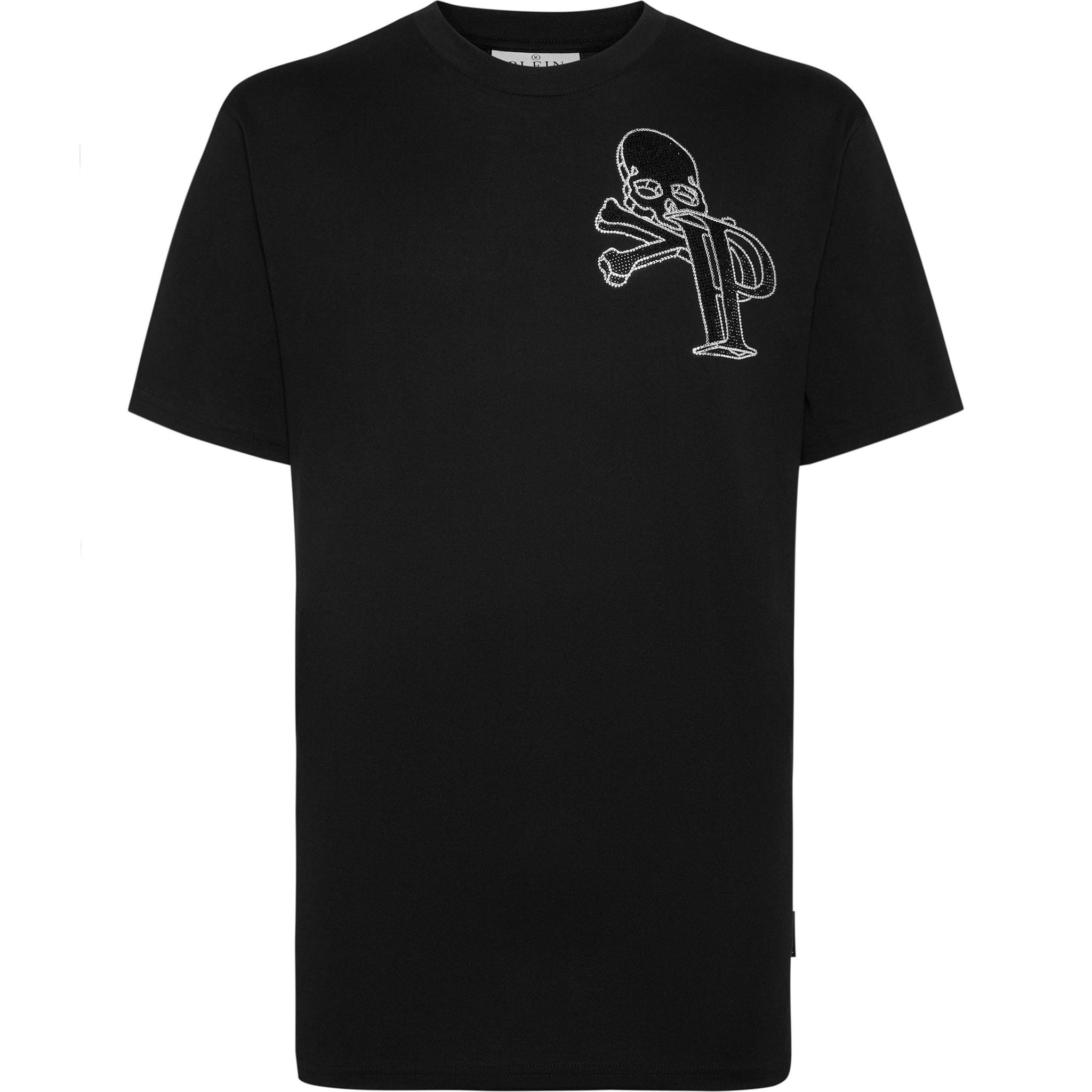 PHILIPP PLEIN Camiseta de cuello redondo y manga corta