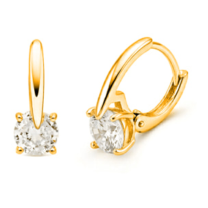 Pendientes Loranli acabado oro amarillo 18k