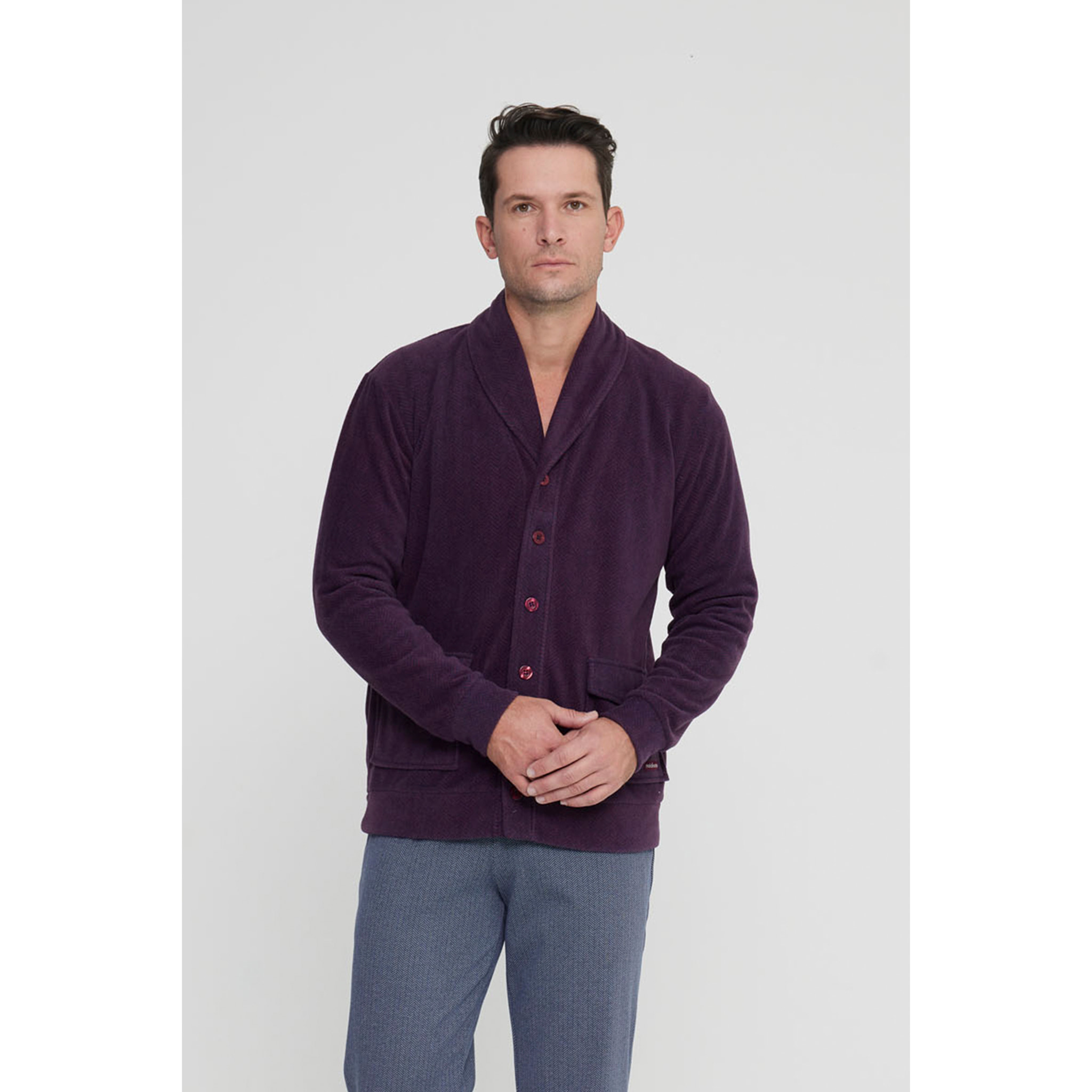 Giacca uomo simone in pile con bottoni Noidinotte