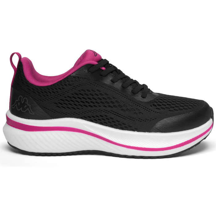 Kappa - Sneakers Mujer Negro - Logo Malkween