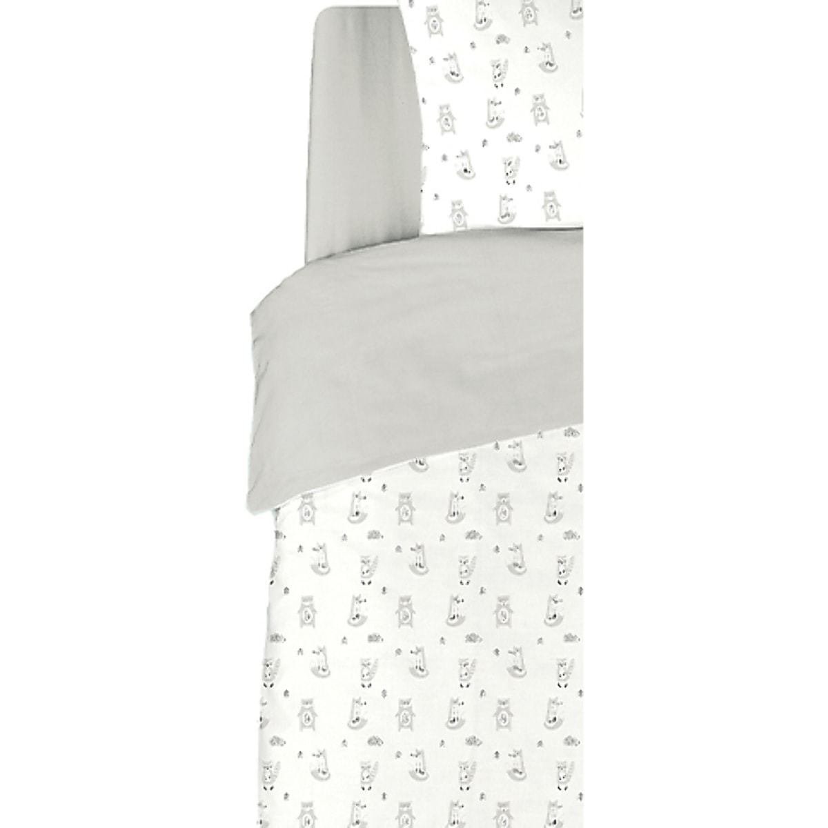 Parure Housse De Couette 2pcs 100%gaze De Coton 57fils Foret