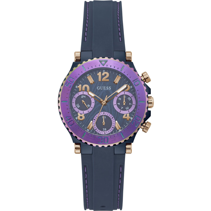 Reloj Guess GW0466L2 Mujer Analogico Cuarzo con Correa de Silicona