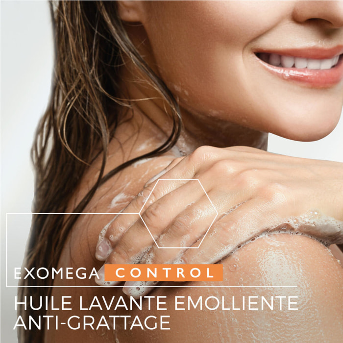 Exomega Control - Huile Lavante Émolliente Anti-Grattage