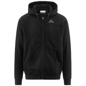 Kappa - Felpe Uomo Nero - LOGO JACK SLIM