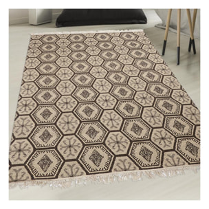 Tapis kilim reversible fait à la main en laine JOPA