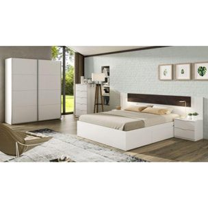 Cama Kendra Blanco Artik (Blanco Mate)