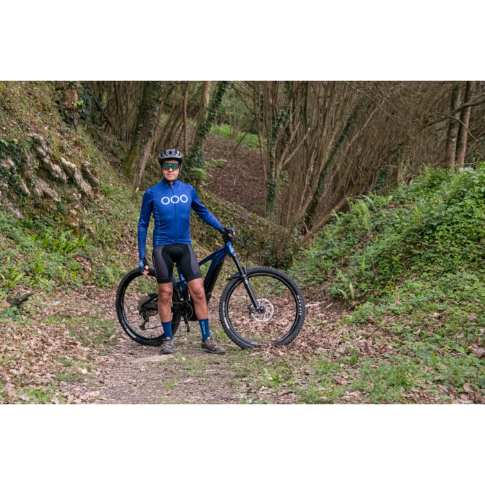 Calcetines de ciclismo ECOON modelo Lzoard en color Azul