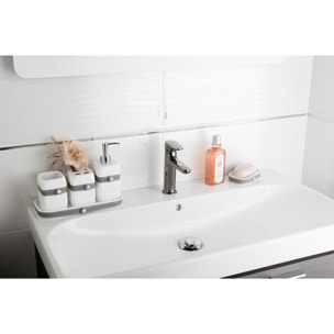 Bela Distributeur de savon en polyrésine, Blanc (BELA99)