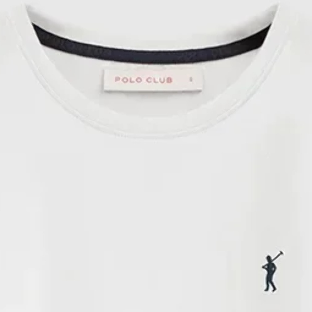 Pack mujer de tres camisetas negra, azul marino y blanca de manga corta y cuello redondo con bordado Rigby Go
