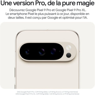 Smartphone GOOGLE Pixel 9 Pro XL Porcelaine 128Go