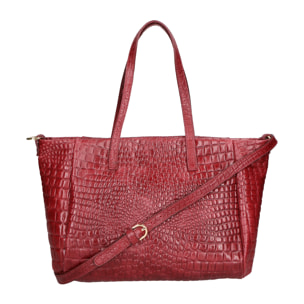 Borsa a spalla da Donna Lorella in Vera Pelle Made in Italy 23x37x10 cm