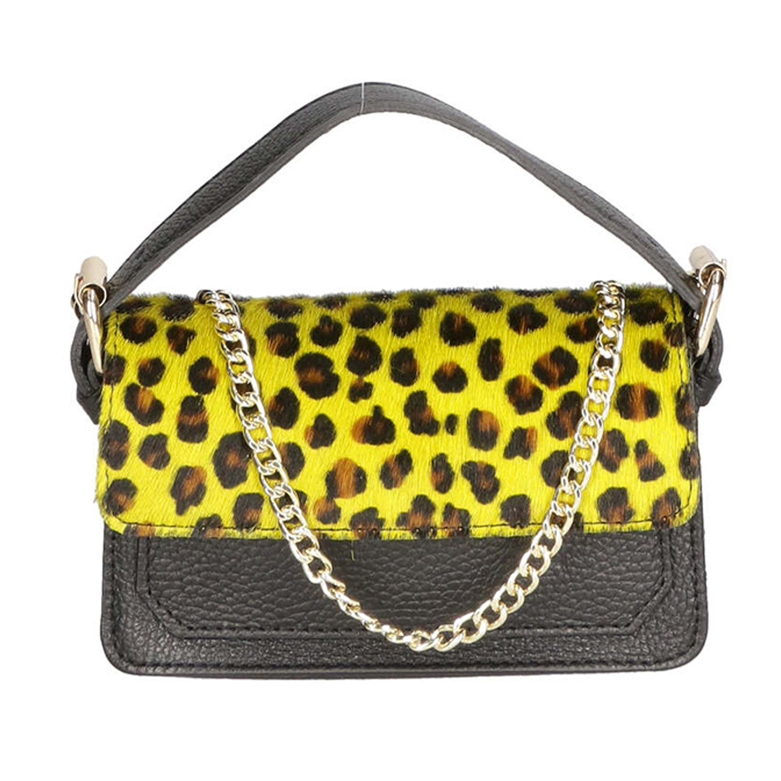 Borsa a mano da donna - Modello Aleide - Vera pelle - 18.0 x 11.0 x 6.5 cm