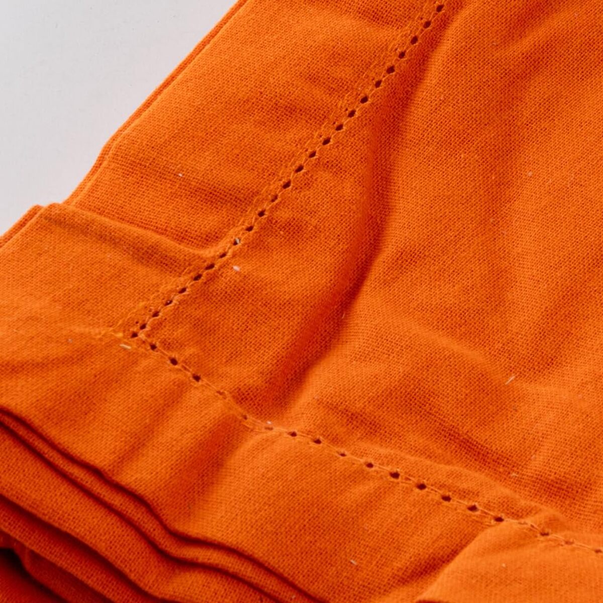 Tovaglia ajour in cotone - RUST