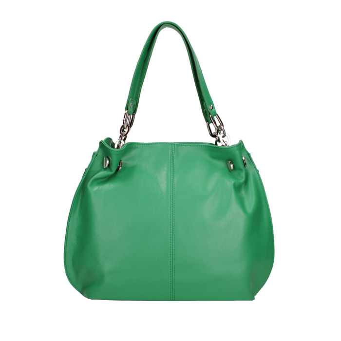 Borsa a mano da donna Made in Italy - Modello Ereba - 100% pelle - 38.0 x 30.0 x 12.0 cm