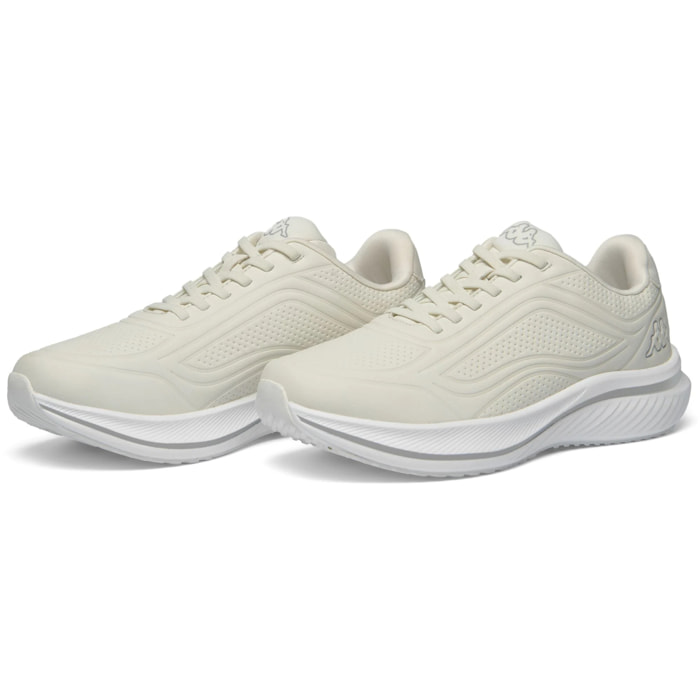 Kappa - Zapatillas Hombre Mujer Blanco - Logo Malking Pu