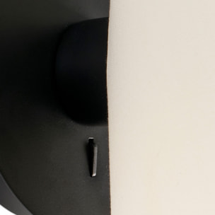 LUPE Lampe applique noire/beige