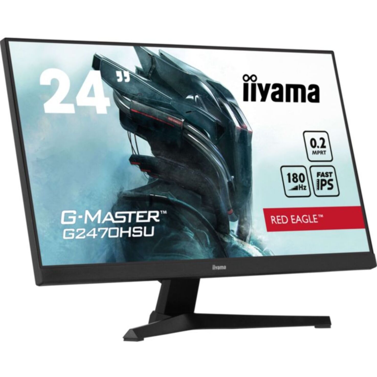 Ecran PC Gamer IIYAMA G-Master G2470HSU-B6 Plat 24'' Fast IPS