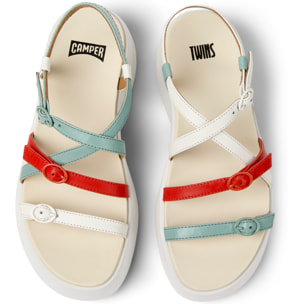 Sandali - CAMPER Tasha Twins - Multicolore - Pelle liscia