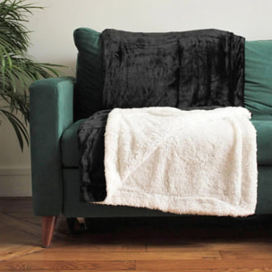Plaid polaire - Mouton Noir - 130x170cm