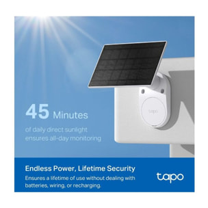 Caméra de surveillance TP-LINK Wifi Tapo TC82 avec panneau solaire