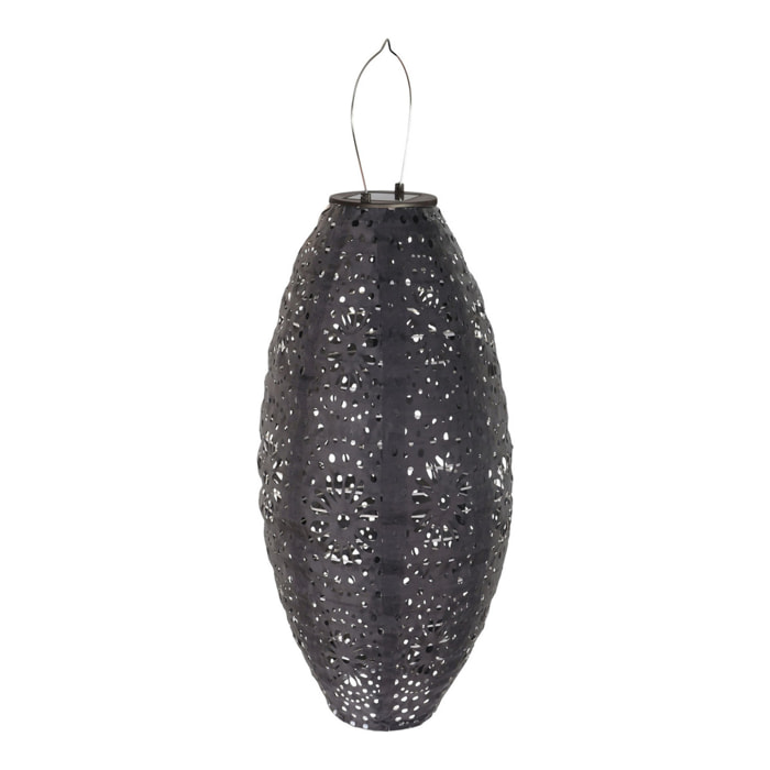 Foxdale - Lanterna LED solare ricaricabile grigia ø20x40 cm