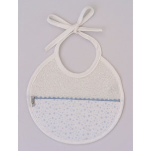 Babero Redondo Multiestrellas Rosa Talla Uni