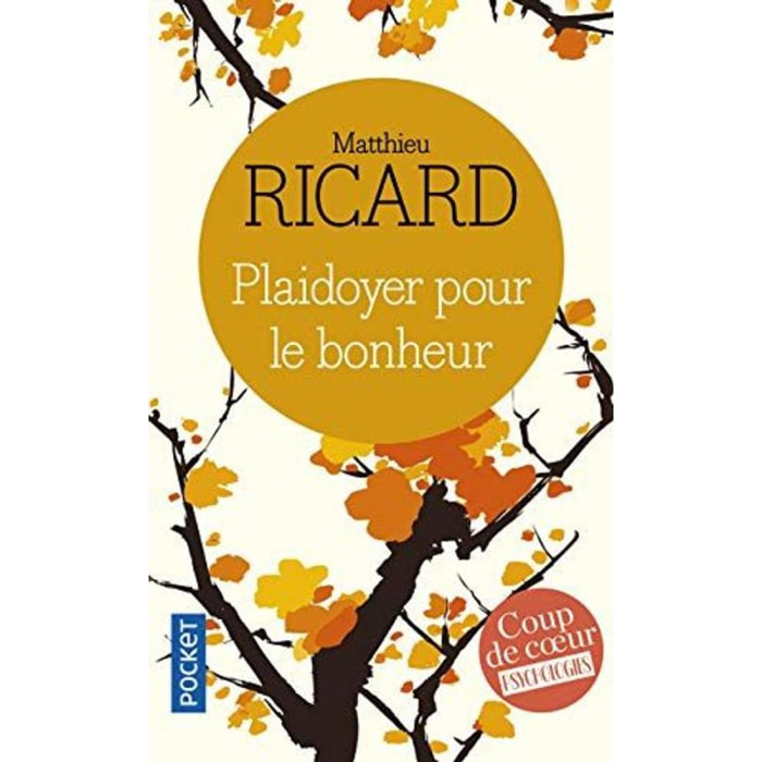 Ricard, Matthieu | Plaidoyer pour le bonheur | Livre d'occasion