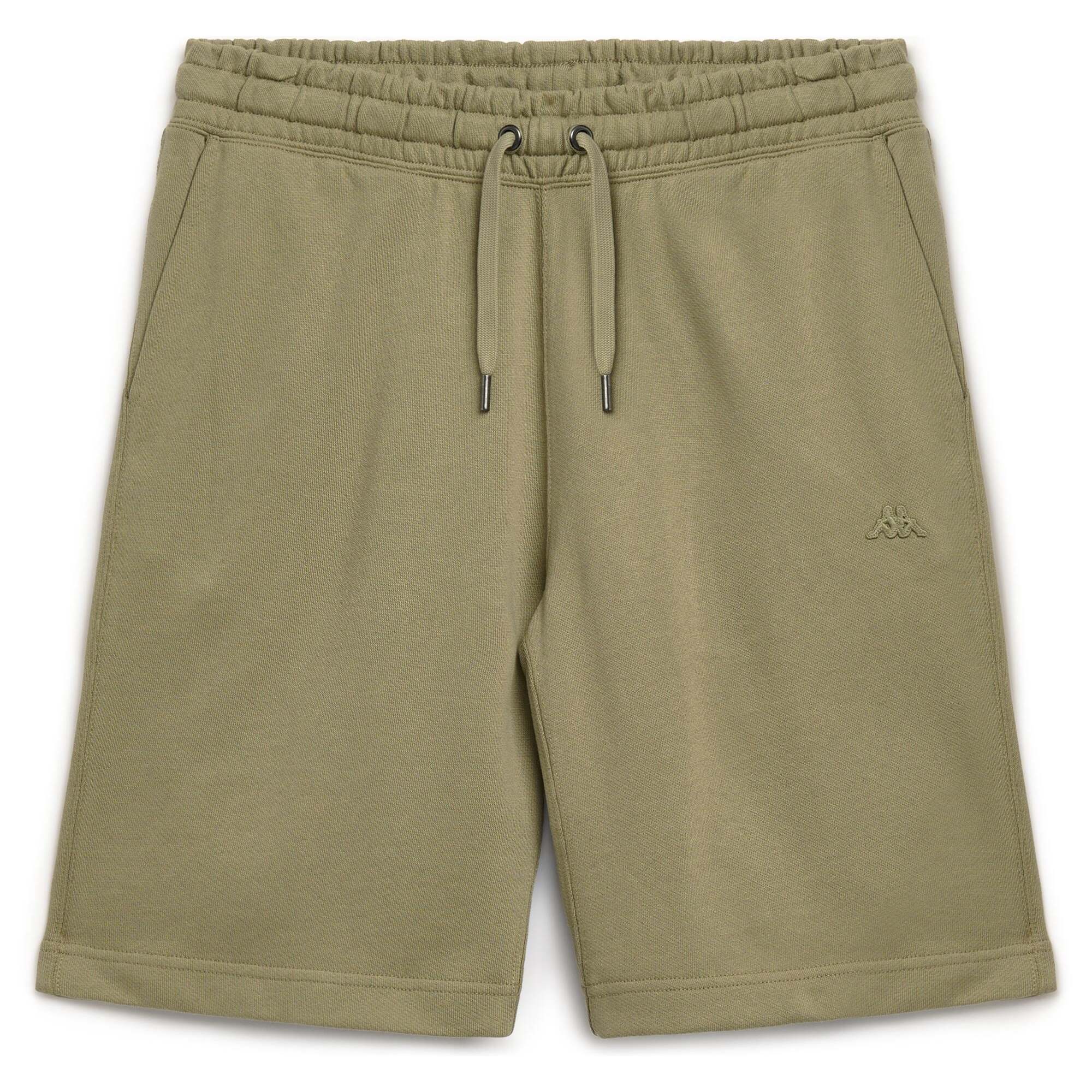 Kappa - Pantalones cortos Hombre Verde - Kochab French Terry