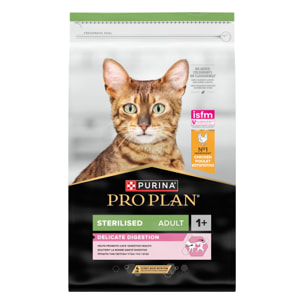 PRO PLAN Sterilised Adult Delicate Digestion Poulet 10kg