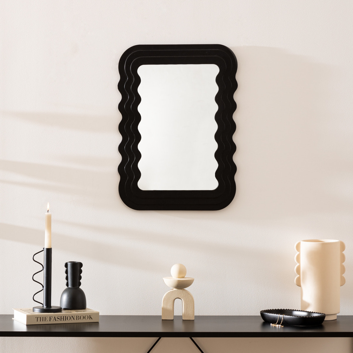 Miroir bisauté  noir 40x55cm