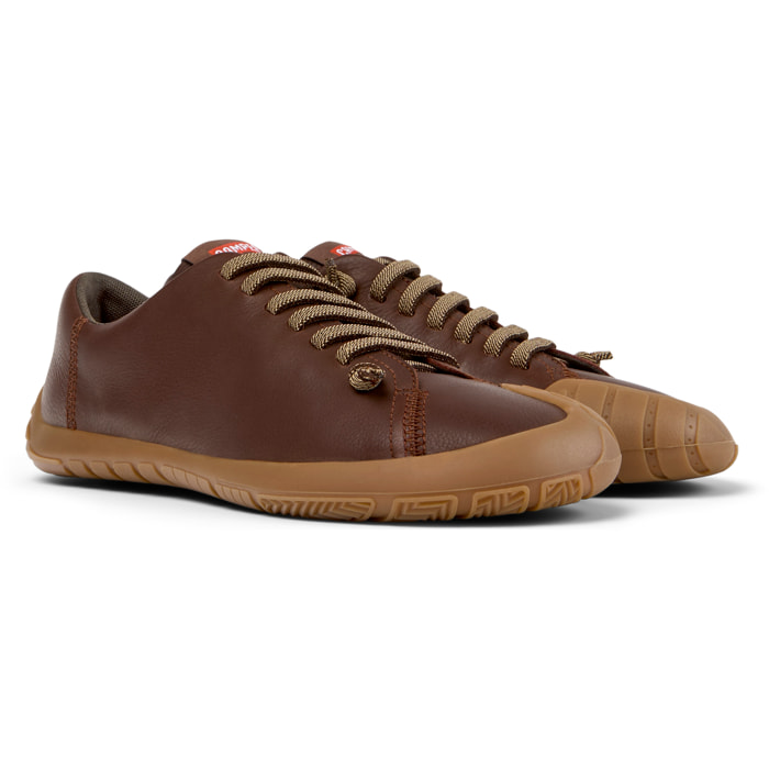 Sneakers - CAMPER Peu Path+ - Marrone - Pelle liscia