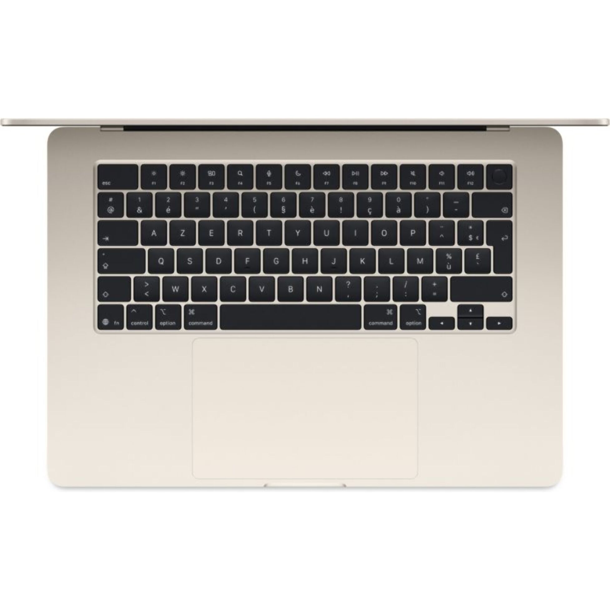 Ordinateur Apple MACBOOK Air 15" Puce M4 CPU 10 / GPU 10 coeurs Mémoire RAM 16Go Stockage 256Go SSD Retina Lumière stellaire