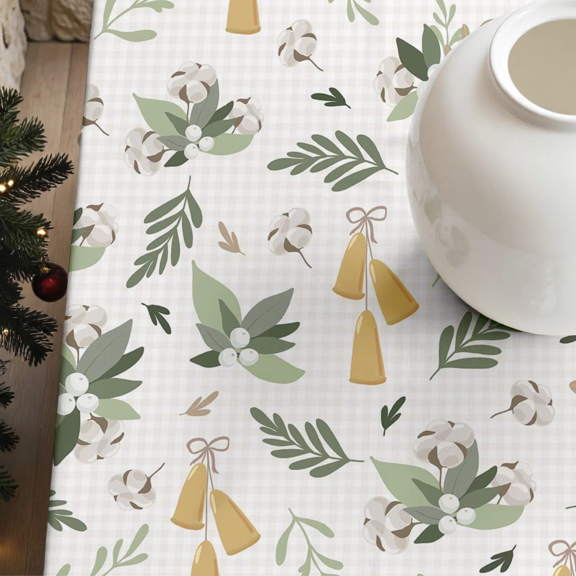 Nappe en résine Anti-tâches Merry Christmas 64
