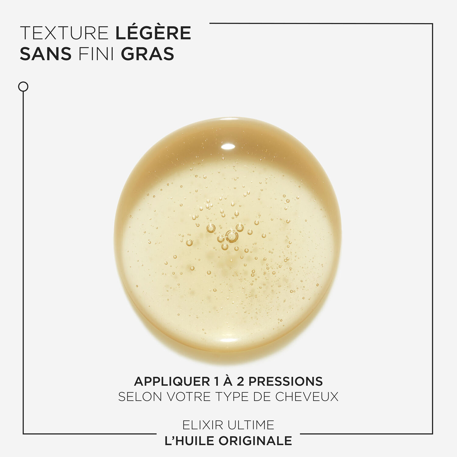 L'Huile Originale  - Recharge Huile nourrissante pour tous types de cheveux