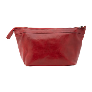 Pochette  unisex In Vera pelle Made in Italy 18x23x12 cm