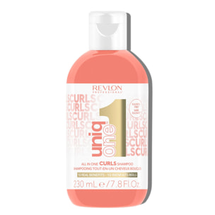 UniqOne Curls - Shampooing 10 Bienfaits en 1 pour Cheveux Bouclés 230 ml
