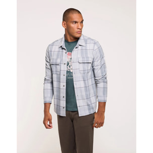 Sobrecamisa a Cuadros Gris - Sereno