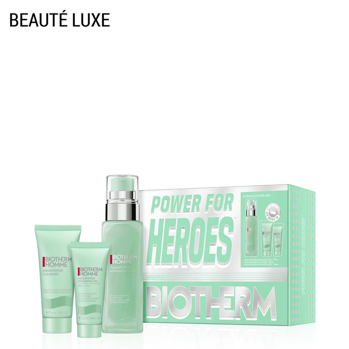 Aquapower - Coffret Aquapower Advanced Gel 75ml + Aquapower Advanced Gel 20ml + Aquapower Cleanser 40ml