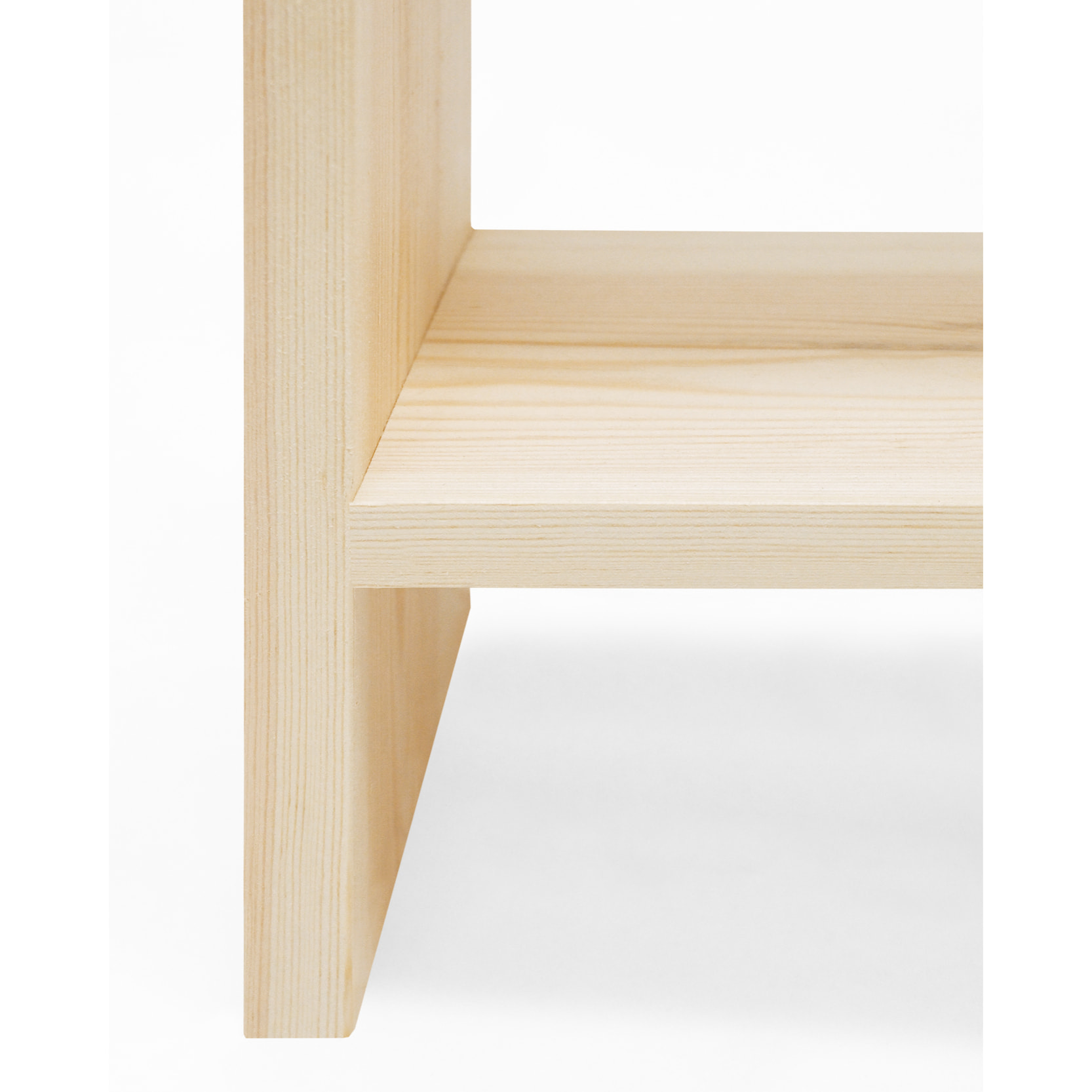 Table de chevet en bois massif ton naturel 40x20cm Hauteur: 40 Longueur: 40 Largeur: 20