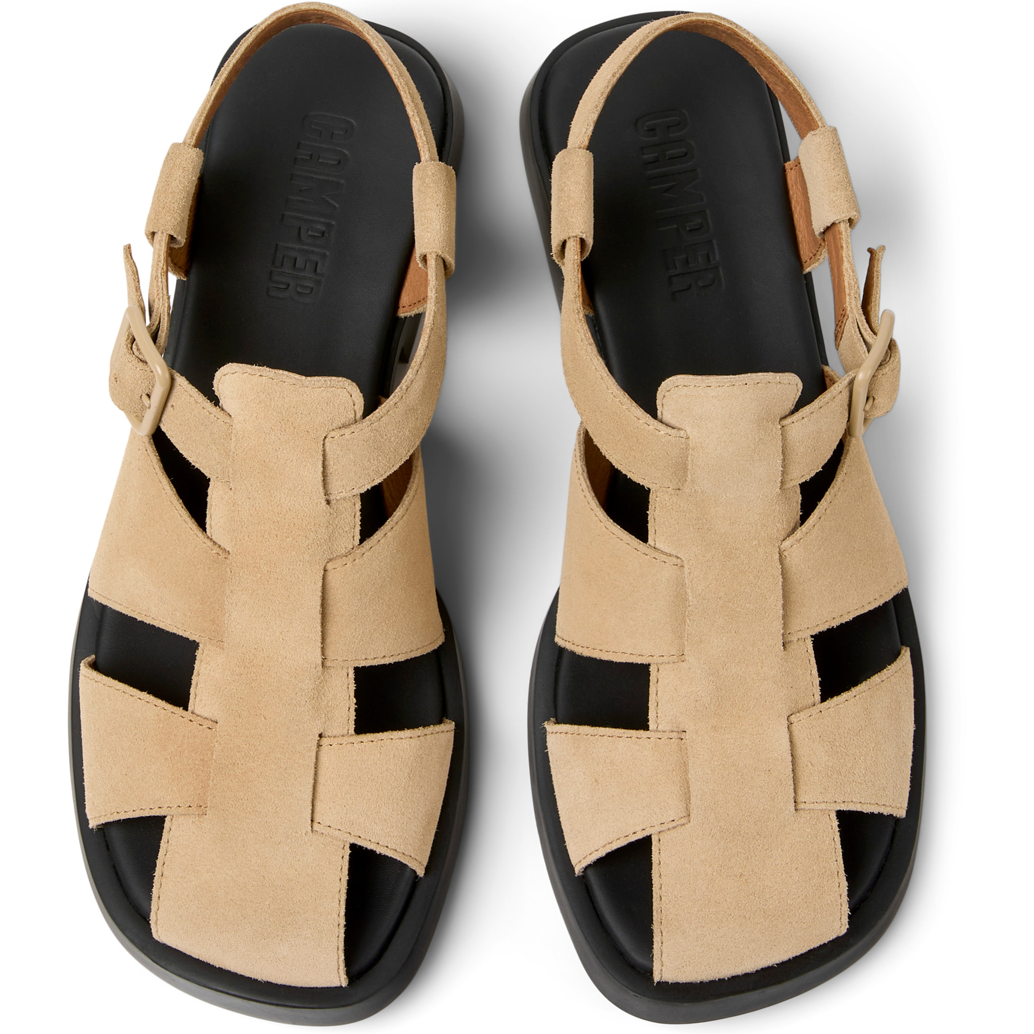 Sandalias - CAMPER Dana - Beige - Piel de ante