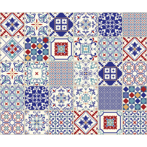 Sticker carrelage - Ambiance Sticker - 30 CARRELAGES AZULEJOS SIRANO - AZULEJOS SIRANO - 15x15cm