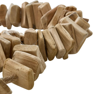 Décoration murale coeur Agnes H94cm en bois