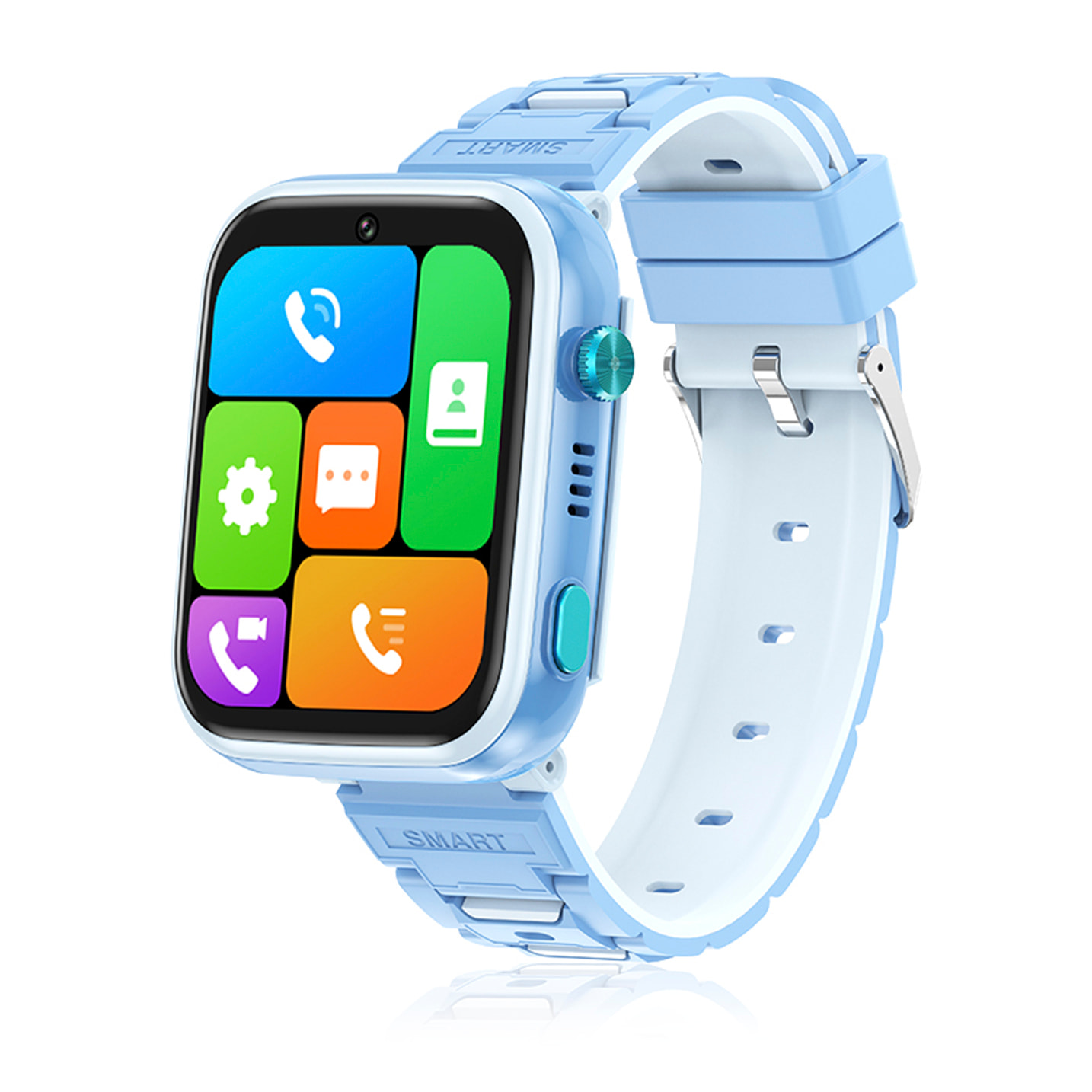 DAM Smartwatch Phone Infantil T45 4G Android 8.1. Conectividad GPS, WIFI, LBS. Reconocimiento facial. 4x1,5x4 Cm. Color: Azul