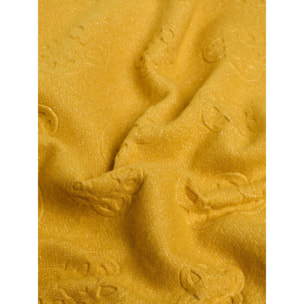 Elena Mirò - Sciarpa con logo embossed - Giallo