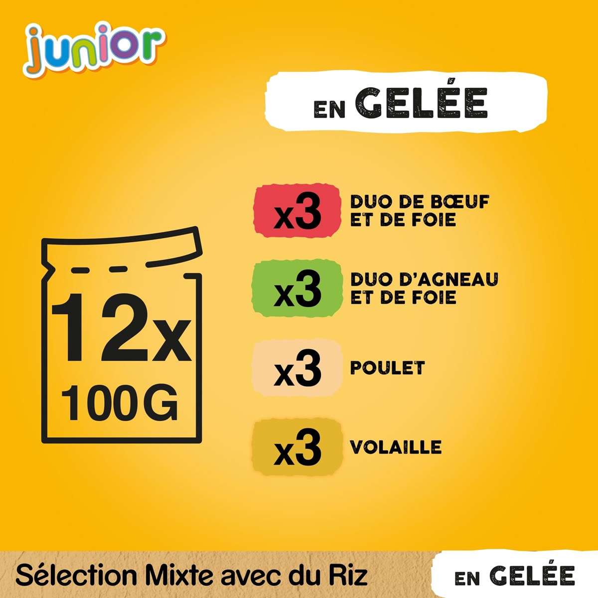 PEDIGREE Box pour chiot: 2 sachets de Friandises + Repas en gelée (24x100g)