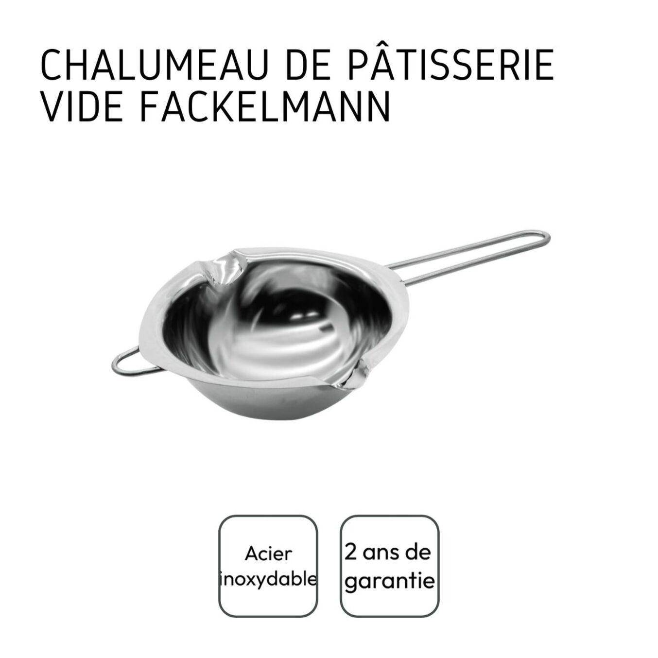 Ensemble de 2 Services à bain marie 26 cm pour chocolat Zenker